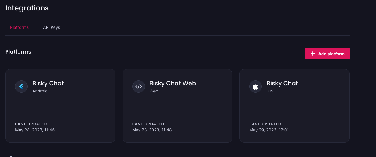 Platform Integration